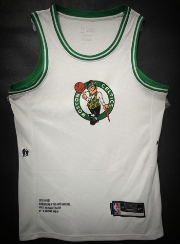 Jonited Version Boston Celtics White NBA Jersey-LH