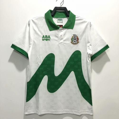 1995 Retro Version Mexico Away White Thailand Soccer Jersey AAA-710/503