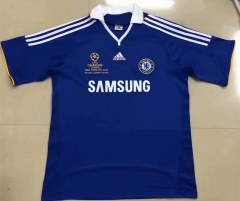 UEFA Champions League 07-08 Retro Version Chelsea Blue Thailand Soccer Jersey AAA-522