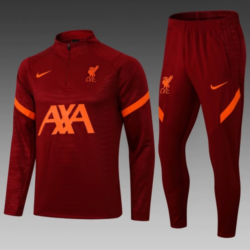 2021-22 Liverpool Red Thailand Tracksuit Uniform-411