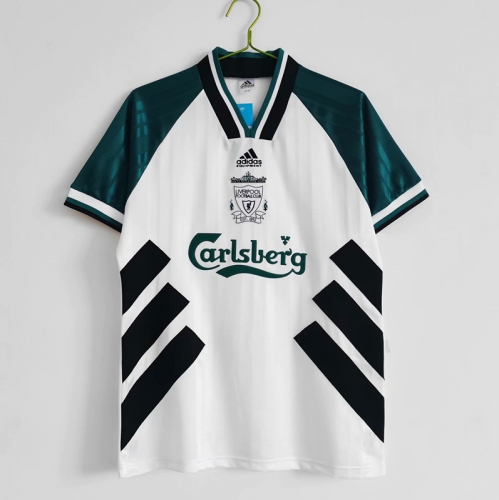 93-95Retro Version Liverpool White Thailand Soccer Jersey AAA-710