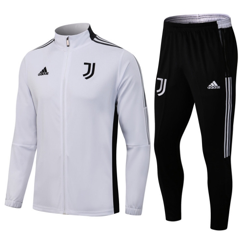 2021-22 Juventus FC White Thailand Soccer Jacket Uniform-411