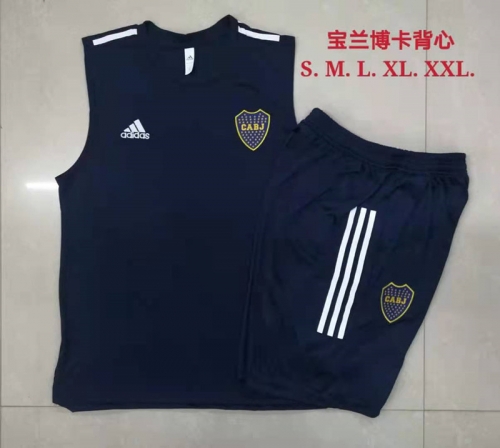 2021/2021 Boca Juniors Royal Blue Thailand Soccer Vest Uniform-815