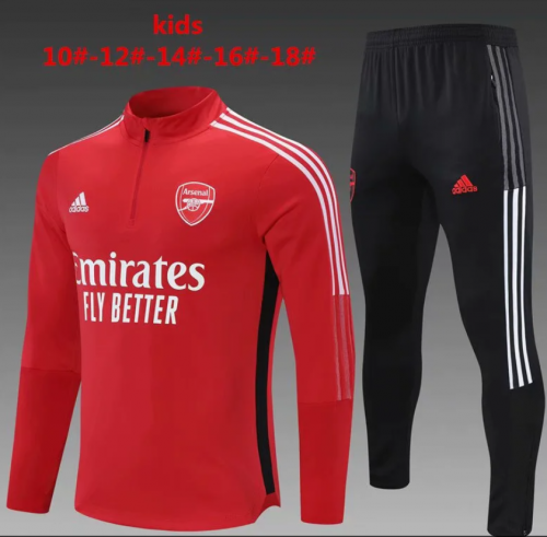 2021/2022 Arsenal Red Kids/Youth Tracksuit Uniform-801