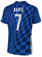 2021-22 Chelsea Home Blue #7 (KANTE) Thailand Soccer Jersey AAA