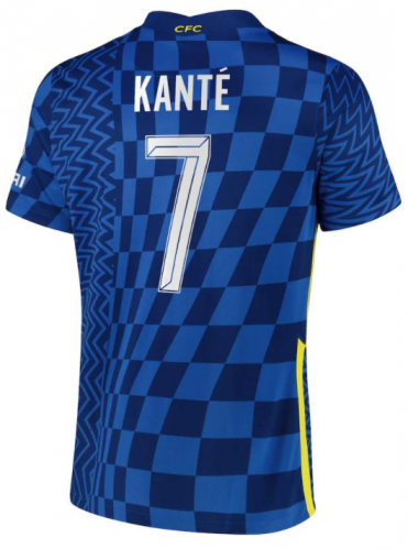 2021-22 Chelsea Home Blue #7 (KANTE) Thailand Soccer Jersey AAA