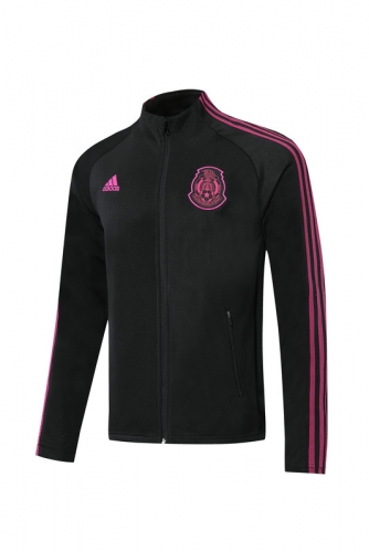 2019-2020 Mexico Black With Pink Logo Thailand Soccer Jacket Top