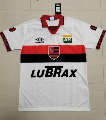 1995-96 Retro Version Flamengo Away White Thailand Soccer Jersey AAA-2041/811