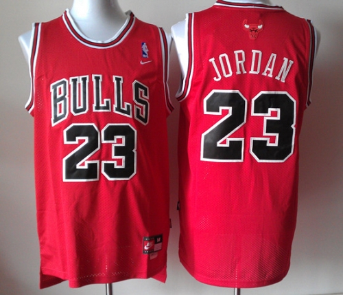 Retro Versionb NBA Chicago Bull Red #23 Jersey