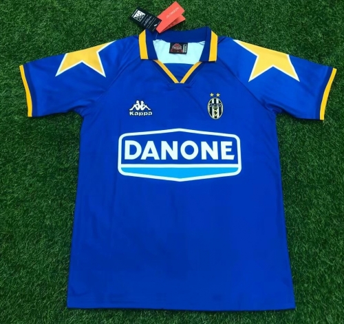 1994-1995 Retro Version Juventus Away Blue Thailand Soccer Jersey AA-2041/407