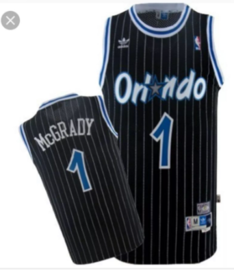NBA Orlando Magic Black  #1 Jersey