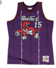 NBA Toronto Raptors Thunder White #15 Jersey