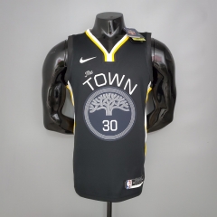 2019 Season Golden State Warriors Black #30 NBA Jersey-311