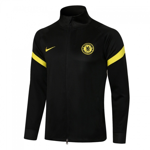 2021-22 Chelsea Black Soccer Jacket-815