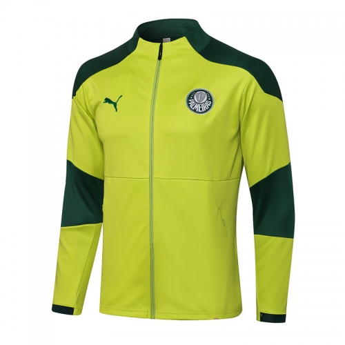 2021/2022 SE Palmeiras Fluorescent green Thailand Soccer Jacket-815