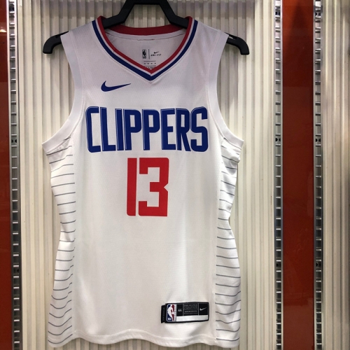 Limited Version 2020-2021 Los Angeles Clippers White #13 Jersey-311