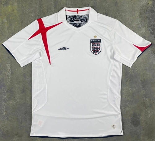 2006 Retro Verison England Home White Thailand Soccer Jersey AAA-601/811