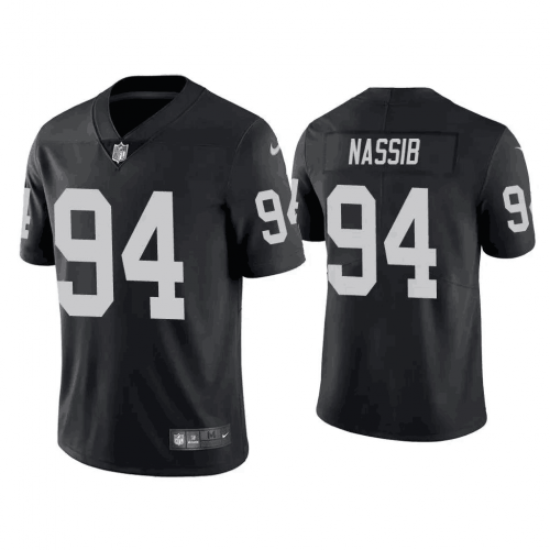 94 Retro VersionNFL Raiders Black #94 Jersey-805