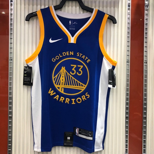 2020 Season Golden State Warriors Blue #33 Jersey-311