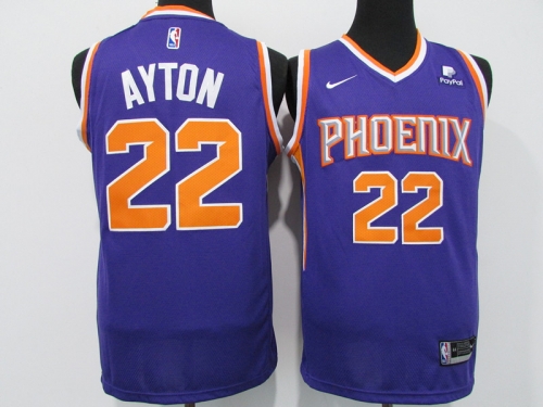 City Version 2020-2021 Phoenix Suns NBA Purple #22 Jersey