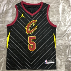 2021 Season Jordan Topic Cleveland Cavaliers NBA Black #5 Jersey-311