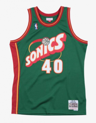 NBA Seattle SuperSonics Green #40 Jersey