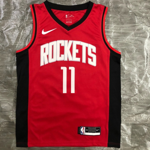 2021 Season NBA Houston Rockets Red #11 Jersey-311