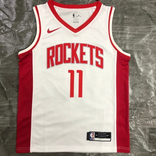 2021 Season NBA Houston Rockets White #11 Jersey-311