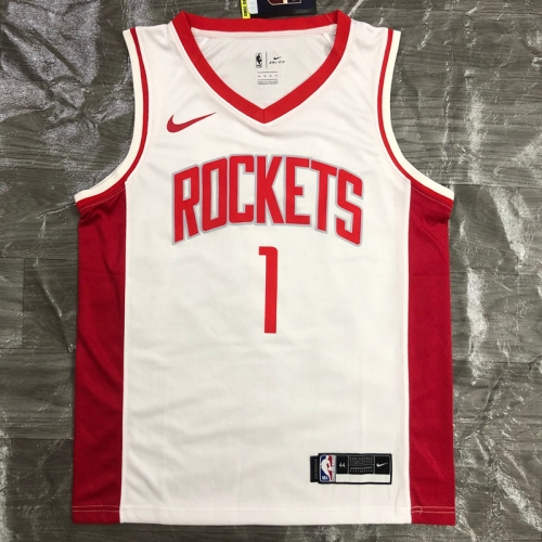 2021 Season NBA Houston Rockets White #1 Jersey-311