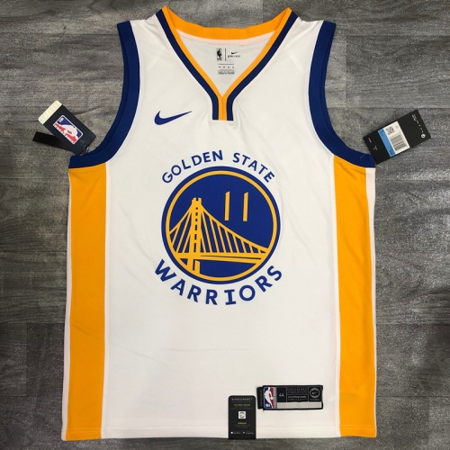 2020 Season Golden State Warriors White #11 Jersey-311