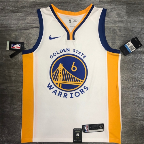 2020 Season Golden State Warriors White #6 Jersey-311