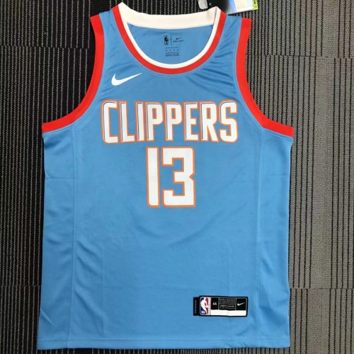 2020-2021 Los Angeles Clippers Blue #13 Jersey-311