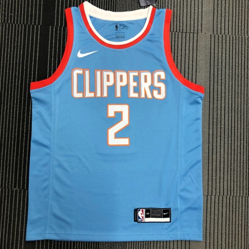 2020-2021 Los Angeles Clippers Blue #2 Jersey-311