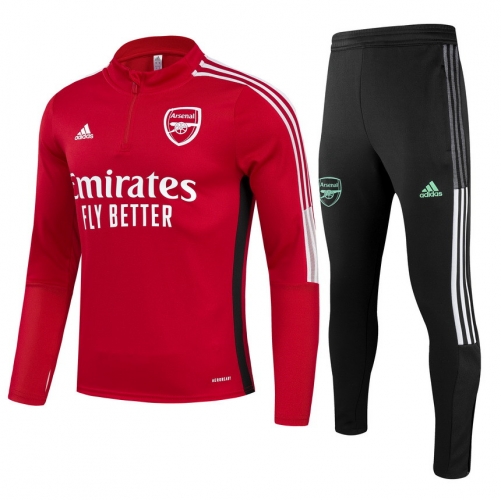 2021/2022 Arsenal Red Kids/Youth Tracksuit Uniform-815/GDP