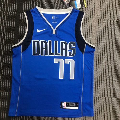 Dallas Mavericks Blue #77 NBA Jersey-311
