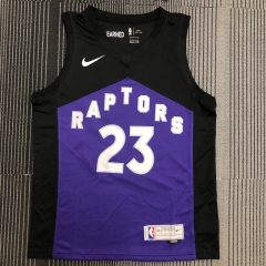 Reward Version NBA Toronto Raptors Black & Purple #23 Jersey-311/SN