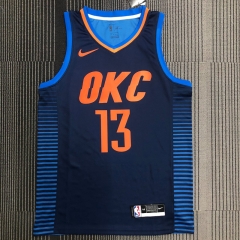 2021 Feiren Version NBA Oklahoma City Thunder Blue #13 Jersey-311