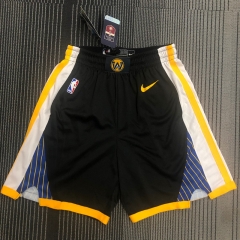 NBA Golden State Warriors Black Shorts-311