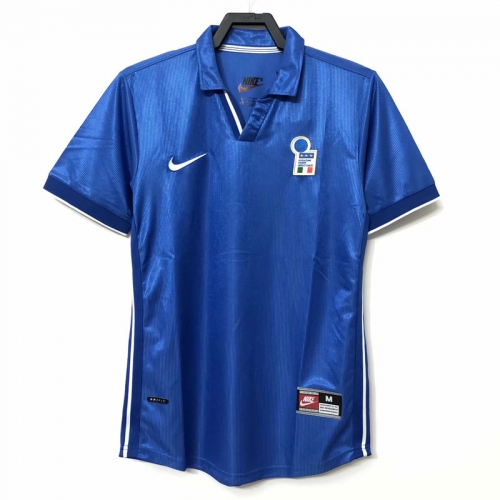 98 Retro Version Italy Home Blue Thailand Soccer Jersey AAA-811