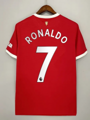 2021/2022 Manchester United Home Red #7 (RONALDO) Thailand Soccer Jersey AAA-17/416