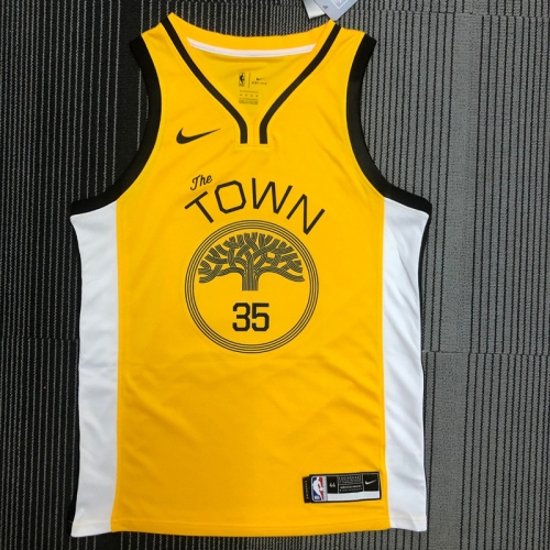 18 Reward Season Golden State Warriors Yellow #35 Jersey-311