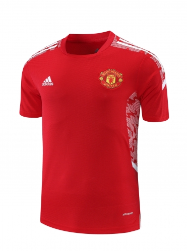 2021/2022 Manchester United Red Training Thailand Soccer Jersey-418