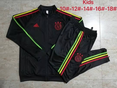 2021/2022 Ajax Black Kids/Youth Jacket Uniform-815