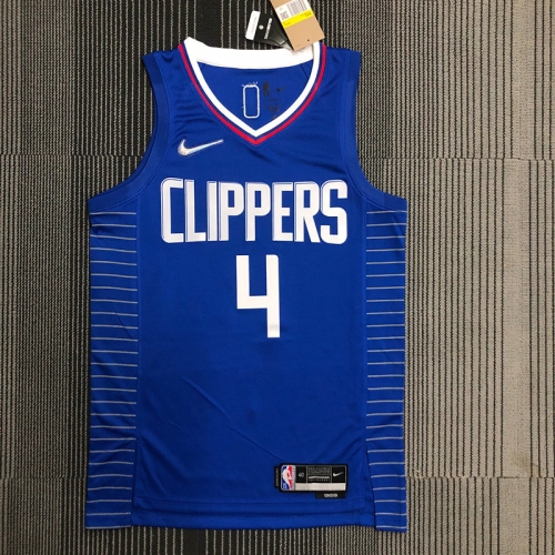 75th Anniversary Los Angeles Clippers Blue #4 NBA Jersey-311