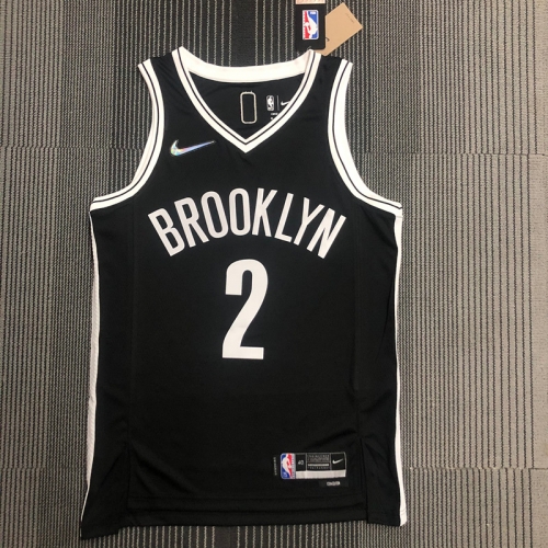 75th Anniversary Brooklyn Nets Black #2 NBA Jersey-311