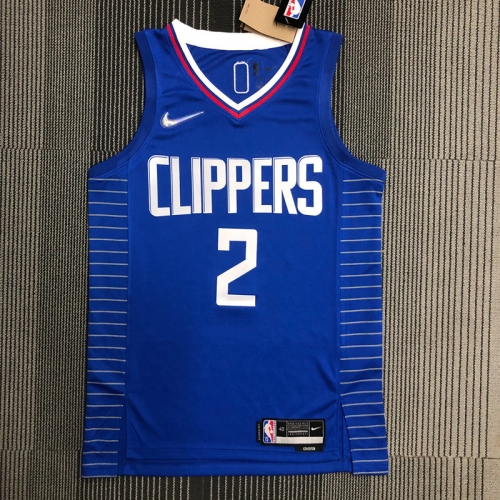 75th Anniversary Los Angeles Clippers Blue #2 NBA Jersey-311
