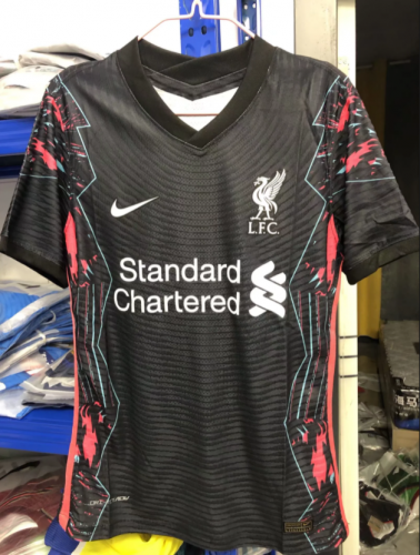 Player Version 2021-2022 Liverpool Black Thailand Soccer Jersey AAA-603/16