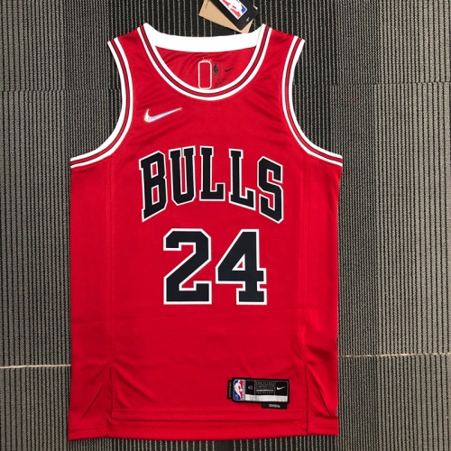 75th Commemorative Edition Chicago Bull Red #24 Jersey-311