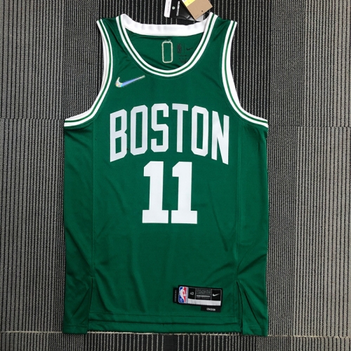 75th Retro Version Boston Celtics Green #11 NBA Jersey-311