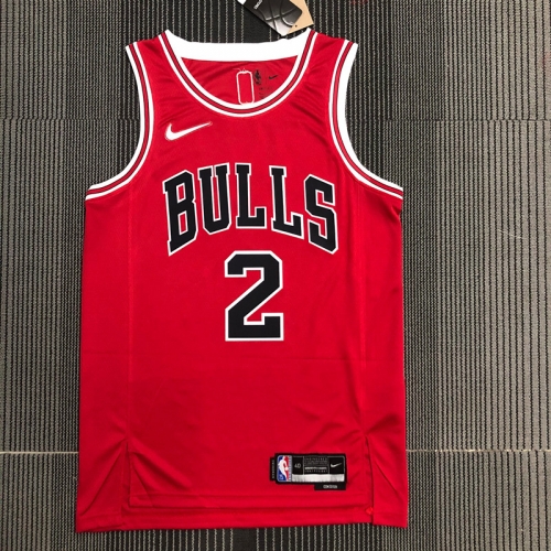 75th Commemorative Edition Chicago Bull Red #2 Jersey-311